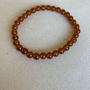 Orange Garnet Bracelet -6mm